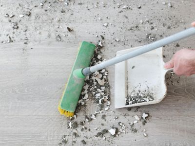 After builders cleaning