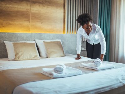 Serviced apartment cleaning