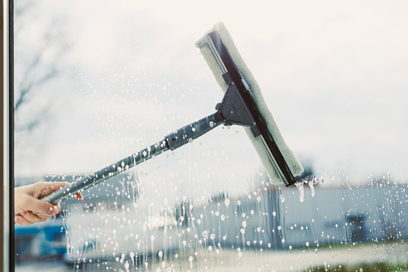 Professional window cleaning service - streak free finish